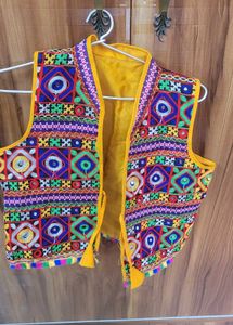 Embroidered Ethnic Jacket Vest