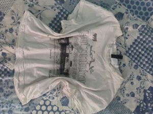 Graphic Print White T-Shirt
