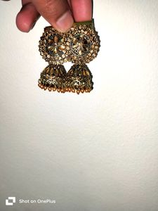 Ani Jhumka For Girls And Women(Gold Colour)