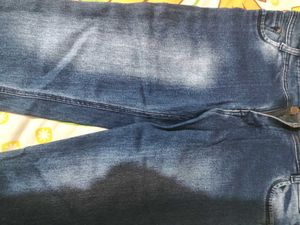 Women's Blue Denim Capris