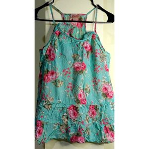 Floral Ruffle Camisole Top