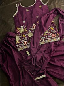Embroidered Kurta Set with Dupatta