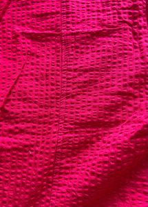 Bright Hot Pink Textured Button-Up Shirt