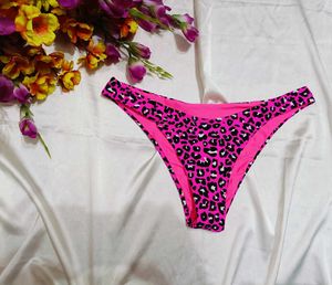 🇳🇿💫🎀Hot Pink Leopard Print Bikini Bottoms