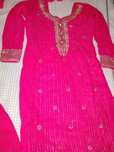 Pink Kurta Set
