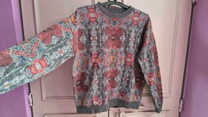 Patterned Pullover Sweater