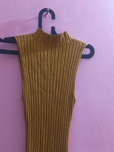 Sleeveless Ribbed Bodycon Dress
