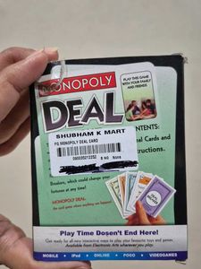 Monopoly Deal Card Game - New