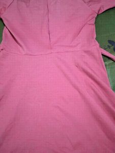 Chic Pink Casual Dress 16
