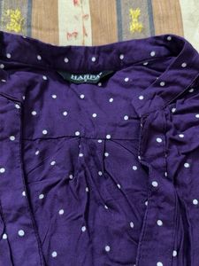 Purple Polka Dot top