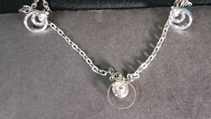 Silver Pendant With Earings