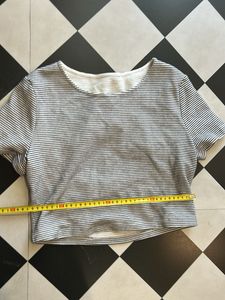 Striped Cropped T-Shirt