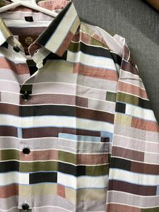 Men's Premium Shirt &amp; Dark Brown Trousers Set