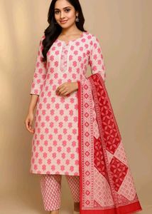 4 Cotton Dupatta Sets