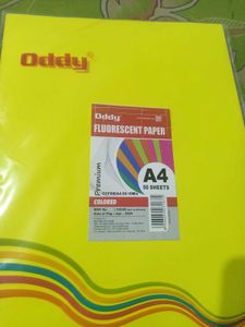 Oddy Fluorescent A4 Paper - 50 Sheets