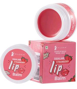 Pilgrim Squalane Lip Balm (Strawberry) for women &