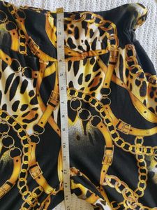 Stylish Crop Top &amp; Printed Pants Set