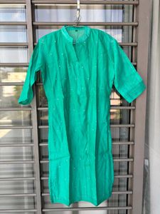Elegant Emerald Green Kurta