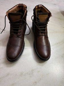 🆕Red Tape Leather Ankle Length Boots for Men