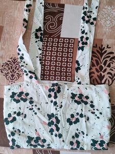 Custom Tailor Made Top With Bow Tie Pattern On Shoulders