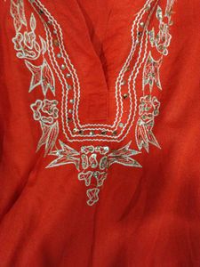 Embroidered Y2k Kurti Top