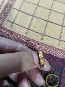 elegant 1 gram gold polish Ring or earrings