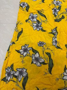 Sunshine Floral Off-the-Shoulder Maxi Dress with B