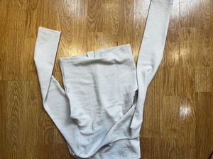 H&amp;M Ribbed Button-Down Top