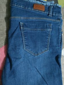Blue Denim Capri