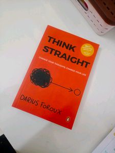 🆕 Think Straight Book By Darius Foroux Paperback
