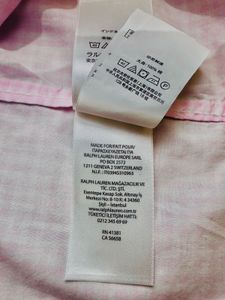 Polo RL Authentic Pink Checked Casual Shirt
