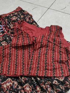 Long flair Anarkali