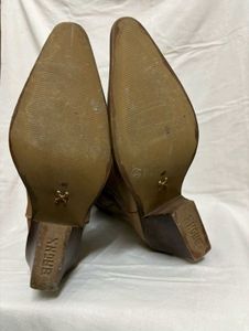 Tan Leather Western Cowboy Boots