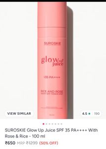 SUROSKIE Glow Up Juice Toner Mist