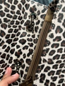 Leopard Print Clutch Bag