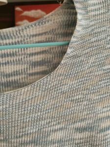 knitted Marled Crop Top