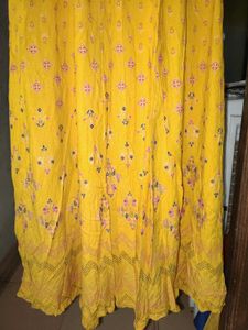 Beautiful Yellow Printed Kurta