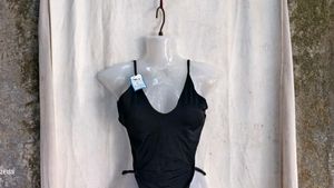 I. Black One-Piece Swimsuit
