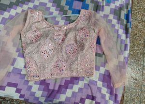 Stunning Pink Embellished Lehenga Choli