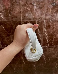 Chanel White Quilted Bag