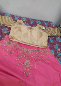 Stunning Pink &amp; Gold Indian Outfit
