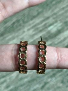 Elegant Textured Hoop Earrings