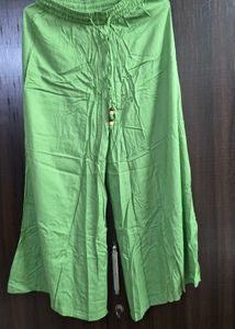 Vibrant Green Palazzo Pants