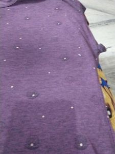 Purple printed T-Shirt