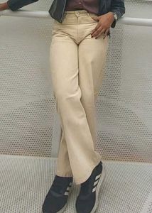 beige jeans