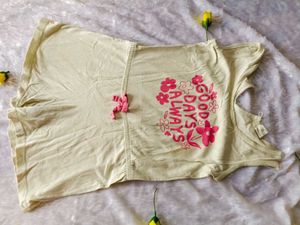 Girls Cotton Jumpsuit | Good Days Always Print | 4