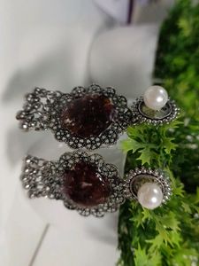 Combo Of Earrings And Butterfly Clutcher (3)