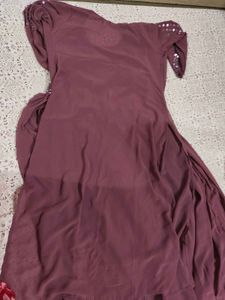 beautiful 3 piece dress with shrug and real mirror