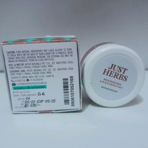 JUST HERBS LIP &amp; CHEEK TINT - MAHOGANY
