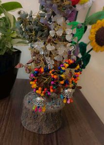Colorful Beaded Jhumka Earrings
